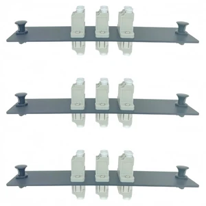 TXWTXPJ-3pcs 6 Fibers LC to LC Duplex Multi Mode Fiber Patch Panel,LGX Compatible Fiber Patch Panel with 3pcs LC/OM2 Duplex Multimode Fiber Optic Coupler Adapters Connector TXWTXPJ-3pcs 6 Fibers LC to LC Duplex Multi Mode Fiber Patch Panel,LGX Compatible Fiber Patch Panel with 3pcs LC/OM2 Duplex Multimode Fiber Optic Coupler Adapters Connector
