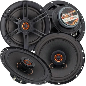 Audiobank AB652S 6.5-Inch 2-Way Car Audio Coaxial Speakers, 1100W Max Total, 4 Ohm, 90dB Sensitivity, Injection Cone Woofer & Balanced Dome Tweeter, 2 Pairs/4 Speakers Audiobank AB652S 6.5-Inch 2-Way Car Audio Coaxial Speakers, 1100W Max Total, 4 Ohm, 90dB Sensitivity, Injection Cone Woofer & Balanced Dome Tweeter, 2 Pairs/4 Speakers