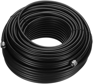 uxcell RG8/U Coax Cable with Pl-259 Male Connectors for CB/Ham Radio 61m/200ft uxcell RG8/U Coax Cable with Pl-259 Male Connectors for CB/Ham Radio 61m/200ft