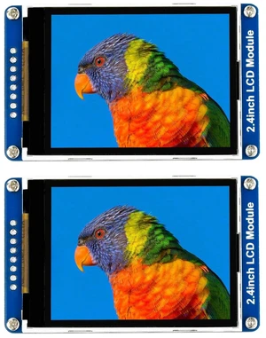 waveshare 2PCS 2.4inch LCD Display Module with 65K RGB Colors 240320 Resolution SPI Interface waveshare 2PCS 2.4inch LCD Display Module with 65K RGB Colors 240320 Resolution SPI Interface