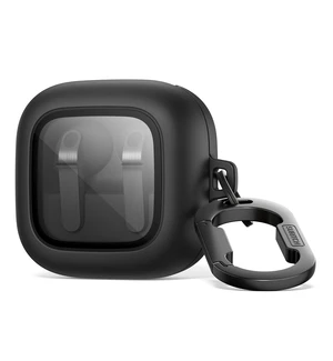 SURITCH for Samsung Galaxy Buds 4 Pro Case/Galaxy Buds 4 Cover (2026), Magnetic Bumper Cases, Shockproof Covers Drop-Proof Cases with Magnetic Lock & Carabiner for Workouts, Sports, Travels, Bla SURITCH for Samsung Galaxy Buds 4 Pro Case/Galaxy Buds 4 Cover (2026), Magnetic Bumper Cases, Shockproof Covers Drop-Proof Cases with Magnetic Lock & Carabiner for Workouts, Sports, Travels, Bla