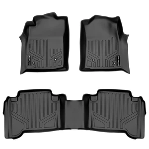 SMARTLINER Custom Fit Floor Mats 2 Row Liner Set for 2005-2011 Toyota Tacoma SMARTLINER Custom Fit Floor Mats 2 Row Liner Set for 2005-2011 Toyota Tacoma