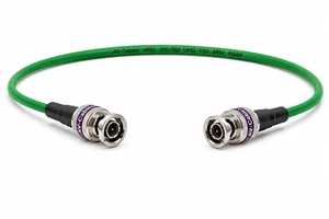AV-Cables 12G-SDI BNC to BNC Cable, Premium Mini RG59 75 Ohm Broadcast Video Coax, Supports SD/HD/3G/6G/12G-SDI (1.0ft, Green) AV-Cables 12G-SDI BNC to BNC Cable, Premium Mini RG59 75 Ohm Broadcast Video Coax, Supports SD/HD/3G/6G/12G-SDI (1.0ft, Green)