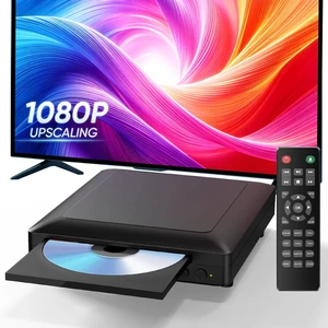 Mini DVD Player for TV, All Region Free HDMI DVD Player, 1080P HD Compact DVD/CD Player with USB Input, Remote Control, HDMI & RCA Cable Included Mini DVD Player for TV, All Region Free HDMI DVD Player, 1080P HD Compact DVD/CD Player with USB Input, Remote Control, HDMI & RCA Cable Included