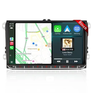 cogamichi Car Radio for Volkswagen VW Golf MK5 MK6 Jetta Beetle Passat Sharan Tiguan Touran Seat Polo with Wireless Carplay & Android Auto, 9 inch VW Stereo Touch Screen with FM AM Radio (9 inc cogamichi Car Radio for Volkswagen VW Golf MK5 MK6 Jetta Beetle Passat Sharan Tiguan Touran Seat Polo with Wireless Carplay & Android Auto, 9 inch VW Stereo Touch Screen with FM AM Radio (9 inc
