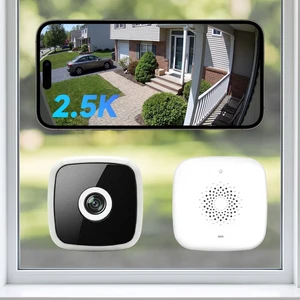 Rraycom 2.5K Window Security Camera Wireless, 6s Pre-Roll,Indoor Camera Rraycom 2.5K Window Security Camera Wireless, 6s Pre-Roll,Indoor Camera