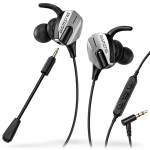 Rosmas Wired Gaming Earbuds, Dual Mic, Detachable Boom Mic, 3.5mm Plug Rosmas Wired Gaming Earbuds, Dual Mic, Detachable Boom Mic, 3.5mm Plug