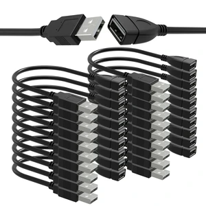 SaiTech IT 20 Pack USB 2.0 Male to Female Extension Cable 6 inch Black SaiTech IT 20 Pack USB 2.0 Male to Female Extension Cable 6 inch Black