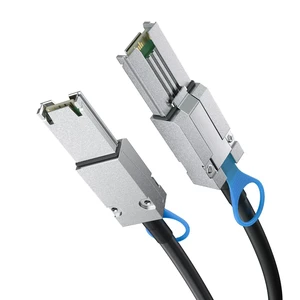 H!Fiber.com 6G External Mini SAS SFF-8088 to SFF-8088 Cable, 6Gbps External Cable Attached SCSI, 26pin, 100-Ohm Impedance, 3-Meter(9.8ft), 30AWG H!Fiber.com 6G External Mini SAS SFF-8088 to SFF-8088 Cable, 6Gbps External Cable Attached SCSI, 26pin, 100-Ohm Impedance, 3-Meter(9.8ft), 30AWG