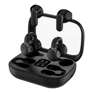 RCA EarSwitch Pro 4-in-1 Duo TWS Wireless Earbuds, Bluetooth 5.4 Open-Ear & in-Ear Dual Buds with LED Charging Case, Touch Control, Built-in Mic, 6H Playtime for Sport & Office (Black) RCA EarSwitch Pro 4-in-1 Duo TWS Wireless Earbuds, Bluetooth 5.4 Open-Ear & in-Ear Dual Buds with LED Charging Case, Touch Control, Built-in Mic, 6H Playtime for Sport & Office (Black)