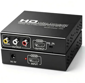 XinYaa HDMI to RCA and HDMI Adapter Converter, 3RCA CVBS AV Composite Video Audio Adapter/Splitter, Support 1080P, PAL, NTSC, for HD TV, Older TV,Camera, Monitor, etc XinYaa HDMI to RCA and HDMI Adapter Converter, 3RCA CVBS AV Composite Video Audio Adapter/Splitter, Support 1080P, PAL, NTSC, for HD TV, Older TV,Camera, Monitor, etc