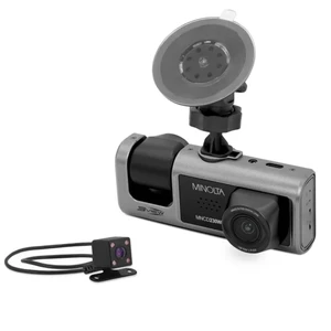 Minolta MNCD230WT 3View 3-Channel Dash Camera 1080P HD (Gray) Minolta MNCD230WT 3View 3-Channel Dash Camera 1080P HD (Gray)