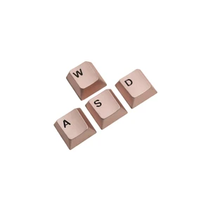 ELECFOX Custom Pink Metal Keycaps for Gaming Keyboard WASD ELECFOX Custom Pink Metal Keycaps for Gaming Keyboard WASD