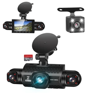 4 Channel Dash Cam 360 View,TOPGOOSE 2K Front and Rear Inside, Left Right Dash Camera for Cars,8 IR Lamps Night Vision,5G WiFi & APP Control,G-Sensor,Parking Mode,with a Free 64GB SD (3.18 inches) 4 Channel Dash Cam 360 View,TOPGOOSE 2K Front and Rear Inside, Left Right Dash Camera for Cars,8 IR Lamps Night Vision,5G WiFi & APP Control,G-Sensor,Parking Mode,with a Free 64GB SD (3.18 inches)