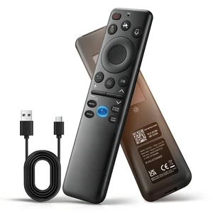 Solar Remote Replacement for Samsung Smart TV, Voice & AI Smart Control with Pointer Function, 4 Shortcut Buttons, USB-C Rechargeable, Works with Neo QLED, QLED, Frame & Crystal UHD TVs Solar Remote Replacement for Samsung Smart TV, Voice & AI Smart Control with Pointer Function, 4 Shortcut Buttons, USB-C Rechargeable, Works with Neo QLED, QLED, Frame & Crystal UHD TVs