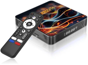 Android 14 TV Box, Quad-Core 64bit CPU Smart Android Box, Dual-Band Wi-Fi 6 (2.4G/5G), Bluetooth, 4K HDR10+, USB3.0 2GB/16GB Android 14 TV Box, Quad-Core 64bit CPU Smart Android Box, Dual-Band Wi-Fi 6 (2.4G/5G), Bluetooth, 4K HDR10+, USB3.0 2GB/16GB