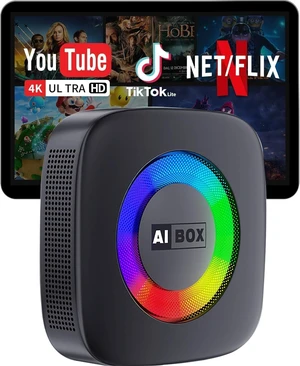 ZXYUUYX Wireless Carplay Adapter for iPhone Ai Magic Box with Net/Flix/YouTube Supports TF/Card Dongle Plug and Play Easy Setup Carplay & Android Auto Video Entertainment for iOS 10+ ZXYUUYX Wireless Carplay Adapter for iPhone Ai Magic Box with Net/Flix/YouTube Supports TF/Card Dongle Plug and Play Easy Setup Carplay & Android Auto Video Entertainment for iOS 10+