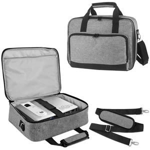ZKOO Projector Carrying Case, Projector Bag Compatible with Most Projectors, Includes Storage Pockets & Adjustable Shoulder Straps, Travel Projector Case, 14" x 11" x 4" (Gray) ZKOO Projector Carrying Case, Projector Bag Compatible with Most Projectors, Includes Storage Pockets & Adjustable Shoulder Straps, Travel Projector Case, 14" x 11" x 4" (Gray)