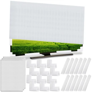 Innconee 27 Pcs TV Moving Cushioning Foam Set Screen Cover Corner Protector Innconee 27 Pcs TV Moving Cushioning Foam Set Screen Cover Corner Protector
