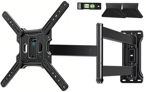 HCMOUNTING Corner TV Wall Mount Long Arm for 2670 Inch TVs up to 132 lbs HCMOUNTING Corner TV Wall Mount Long Arm for 2670 Inch TVs up to 132 lbs