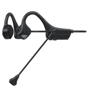 SAMVEK Bone Conduction Headphones with Mic, Bluetooth Headset with Noise-Canceling Boom Microphone, Wireless Computer Open Ear Earphones for Calls, Work, Online Meetings SAMVEK Bone Conduction Headphones with Mic, Bluetooth Headset with Noise-Canceling Boom Microphone, Wireless Computer Open Ear Earphones for Calls, Work, Online Meetings