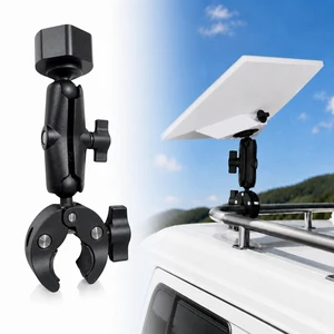Starlink Mini Clamp Mount for 2025 & 2024, Dual 360 Ball Heads Starlink Mini Clamp Mount for 2025 & 2024, Dual 360 Ball Heads