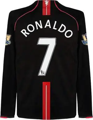 Mens Soccer Jersey Fan Version Long & Short Sleeve Shirt for Game Day, Training, or Casual Wear - 2007/08 Mens Soccer Jersey Fan Version Long & Short Sleeve Shirt for Game Day, Training, or Casual Wear - 2007/08