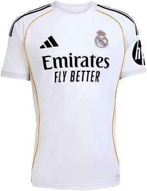 2025-26 Real Madrid Men's Stadium Home Soccer Jersey 2025-26 Real Madrid Men's Stadium Home Soccer Jersey