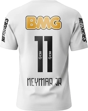 Santos Ney #11 Retro Mens Soccer Jersey Fan Edition Short & Long Sleeve Casual Shirt Home, Away & Third Kit 2012/13 XL Santos Ney #11 Retro Mens Soccer Jersey Fan Edition Short & Long Sleeve Casual Shirt Home, Away & Third Kit 2012/13 XL