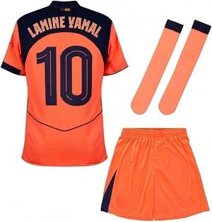Youth Lamine Yamal Soccer Jersey Fan Version for Kids, Boys and Girls, Short Sleeve for Game Day, Training, or Casual Wear 26 -10-11yesrs 3rd Youth Lamine Yamal Soccer Jersey Fan Version for Kids, Boys and Girls, Short Sleeve for Game Day, Training, or Casual Wear 26 -10-11yesrs 3rd