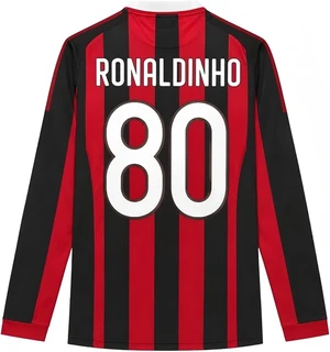 Ronaldinho Retro Mens Soccer Jersey 2005 & 2009 Short & Long Sleeve for Game Day, Training, or Casual Wear 2009 S Ronaldinho Retro Mens Soccer Jersey 2005 & 2009 Short & Long Sleeve for Game Day, Training, or Casual Wear 2009 S