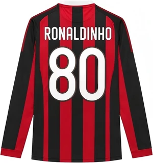 Ronaldinho Retro Mens Soccer Jersey 2005 & 2009 Short & Long Sleeve for Game Day, Training, or Casual Wear 2009 XL Ronaldinho Retro Mens Soccer Jersey 2005 & 2009 Short & Long Sleeve for Game Day, Training, or Casual Wear 2009 XL
