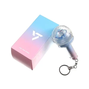 SEVENTEEN 10th Anniversary Mini Light Up Light Stick Keyring, Caratbong LED Keychain, Concert Fan Merch Bag Charm Gift SEVENTEEN 10th Anniversary Mini Light Up Light Stick Keyring, Caratbong LED Keychain, Concert Fan Merch Bag Charm Gift