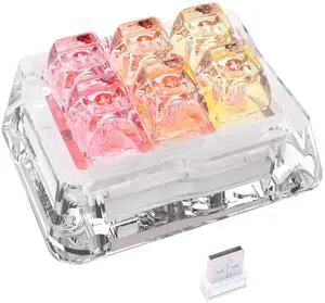 OSU Keyboard,6-Key Macro Gaming Keyboard Programming Macro,Hot swappable Switch,3 Modes 2.4GHz Wireless/USB-C/Bluetooth,RGB Backlit One Handed Keypad Support NKRO for iOS,Windows. OSU Keyboard,6-Key Macro Gaming Keyboard Programming Macro,Hot swappable Switch,3 Modes 2.4GHz Wireless/USB-C/Bluetooth,RGB Backlit One Handed Keypad Support NKRO for iOS,Windows.