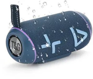 Bluetooth Speaker with Stereo Sound, Wireless Portable Speakers with RGB lights, IPX6 Waterproof, TWS Pairing, BT5.3/TF-Card, for Home, Party, Travel, Outdoor, Beach, Computer Peripherals (Blue) Bluetooth Speaker with Stereo Sound, Wireless Portable Speakers with RGB lights, IPX6 Waterproof, TWS Pairing, BT5.3/TF-Card, for Home, Party, Travel, Outdoor, Beach, Computer Peripherals (Blue)