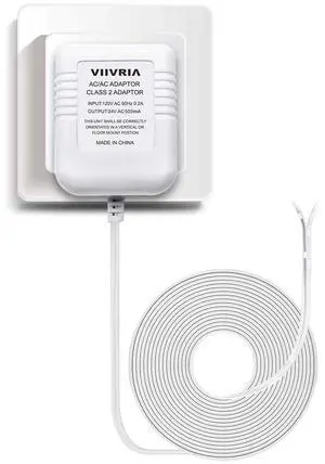 AC 24 Volt Transformer, C Wire Adapter, Compatible with All Versions of Ring Doorbell and Thermostat for Ecobee,Sensi and Honeywell, 315" Long Cable AC 24 Volt Transformer, C Wire Adapter, Compatible with All Versions of Ring Doorbell and Thermostat for Ecobee,Sensi and Honeywell, 315" Long Cable