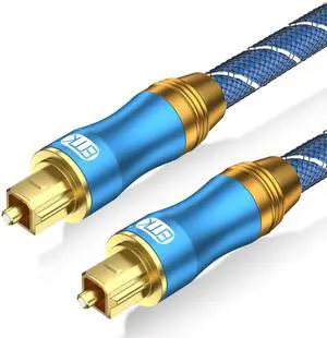 Digital Optical Audio Cable 10Feet/3M Fiber Optical Toslink Cable SPDIF Audio Cable Male to Male Cord for Home Theater, Sound Bar, TV, PS4, Xbox, PlayStation & More Digital Optical Audio Cable 10Feet/3M Fiber Optical Toslink Cable SPDIF Audio Cable Male to Male Cord for Home Theater, Sound Bar, TV, PS4, Xbox, PlayStation & More