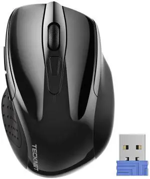 Wireless Mouse, 2.4G Ergonomic Optical Mouse, Computer Mouse for Laptop, PC, Computer, Chromebook, Notebook, 6 Buttons, 24 Months Battery Life, 2600 DPI, 5 Adjustment Levels - Black Wireless Mouse, 2.4G Ergonomic Optical Mouse, Computer Mouse for Laptop, PC, Computer, Chromebook, Notebook, 6 Buttons, 24 Months Battery Life, 2600 DPI, 5 Adjustment Levels - Black