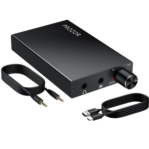 16-300 Portable Headphone Amp with Two-Stage Gain Switch Rechargeable Headphone Amplifiers 3.5mm AUX Input/Output Aluminum Housing for MP3/MP4/ Phones/Computers etc 16-300 Portable Headphone Amp with Two-Stage Gain Switch Rechargeable Headphone Amplifiers 3.5mm AUX Input/Output Aluminum Housing for MP3/MP4/ Phones/Computers etc