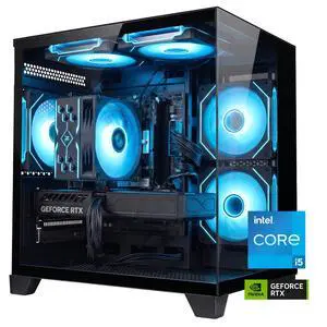 ZYNEEX Gaming PC Desktop INTEL Core i5 14400F, NVIDIA RTX 5060 8G DLSS 4, 16GB DDR4 RAM3200MHz,1TB NVMe PCle4.0, Wi-Fi6E, Game Design Office console,Sea View Room Windows 11 ZYNEEX Gaming PC Desktop INTEL Core i5 14400F, NVIDIA RTX 5060 8G DLSS 4, 16GB DDR4 RAM3200MHz,1TB NVMe PCle4.0, Wi-Fi6E, Game Design Office console,Sea View Room Windows 11