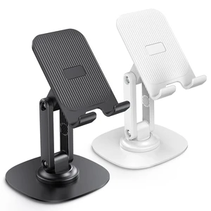 Cell Phone Stand for Desk, 2 Pack Adjustable Foldable Phone Holder, 360 Swivel Mobile Stand Fit for iPhone 17 16 15 14 13 Pro Max and All Smart Phones, Black & White Cell Phone Stand for Desk, 2 Pack Adjustable Foldable Phone Holder, 360 Swivel Mobile Stand Fit for iPhone 17 16 15 14 13 Pro Max and All Smart Phones, Black & White