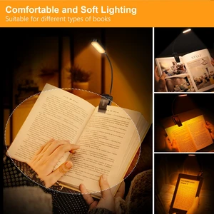 16 LED Rechargeable Book Light for Reading in Bed | Eye Caring 3 Color Temperatures,Stepless Dimming Brightness,80 Hrs Runtime,Lightweight Flexible Clip on Light for Book Lovers 16 LED Rechargeable Book Light for Reading in Bed | Eye Caring 3 Color Temperatures,Stepless Dimming Brightness,80 Hrs Runtime,Lightweight Flexible Clip on Light for Book Lovers