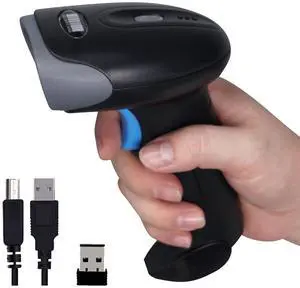 1D 2D QR Barcode Scanner Wireless, Handheld Cordless Bar Codes Reader 1D 2D QR Barcode Scanner Wireless, Handheld Cordless Bar Codes Reader
