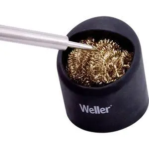Soldering Brass Sponge Tip Cleaner with Silicone Holder | WLACCBSH-02 Soldering Brass Sponge Tip Cleaner with Silicone Holder | WLACCBSH-02