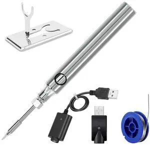 Cordless Soldering Iron Kit 1100mah USB Cordless Soldering Pen, Portable and Rechargeable for Electronic Components, Home Appliance Repair, Jewelry Soldering, DIY Cordless Soldering Iron Kit 1100mah USB Cordless Soldering Pen, Portable and Rechargeable for Electronic Components, Home Appliance Repair, Jewelry Soldering, DIY