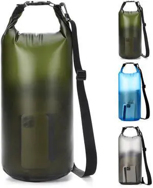 Dry Bags for Kayaking Waterproof, 5L/10L Dry Storage Bag, Lightweight Roll Top Wet Bag for Swimming, Boating, Fishing, Travel, Camping & Beach (Green) Dry Bags for Kayaking Waterproof, 5L/10L Dry Storage Bag, Lightweight Roll Top Wet Bag for Swimming, Boating, Fishing, Travel, Camping & Beach (Green)