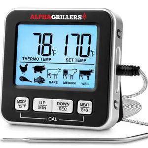 Meat Thermometer Digital, Wired Probe for Oven & Grill Meat Thermometer Digital, Wired Probe for Oven & Grill