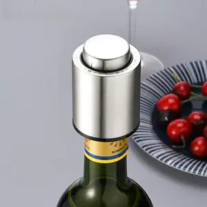 Wine Bottle Stoppers,Stainless Steel Vacuum Wine Stopper,Reusable Wine Preserver Savers with Time Scale Record, Keep Wine Really Fresh,Best Christmas and Birthday Gifts for Wine Lovers Wine Bottle Stoppers,Stainless Steel Vacuum Wine Stopper,Reusable Wine Preserver Savers with Time Scale Record, Keep Wine Really Fresh,Best Christmas and Birthday Gifts for Wine Lovers