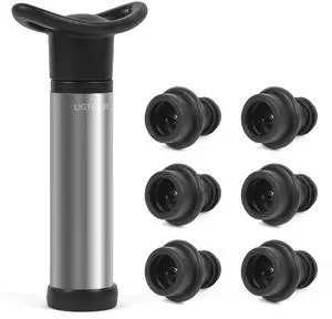 Upgraded Wine Saver Pump with 6 Vacuum Wine Stoppers, Wine Bottle Preserver Keep Wine Fresh, Food Grade Silicone Wine Corks Fit Any Wine Bottles Upgraded Wine Saver Pump with 6 Vacuum Wine Stoppers, Wine Bottle Preserver Keep Wine Fresh, Food Grade Silicone Wine Corks Fit Any Wine Bottles