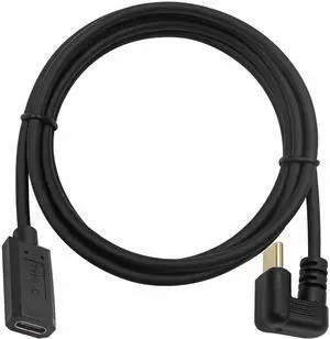 USB Type C Extension Cable 6ft, U Shape USB C 10Gbps 60W USB 3.1 Type C Male to Female Cable, 180 Degree Type C Extender for Smartphone, MacBook USB Type C Extension Cable 6ft, U Shape USB C 10Gbps 60W USB 3.1 Type C Male to Female Cable, 180 Degree Type C Extender for Smartphone, MacBook